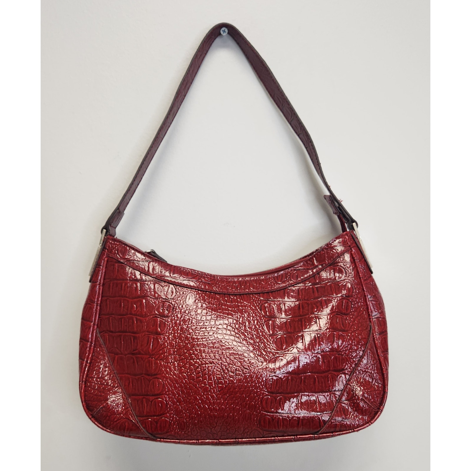 Liz & Co Womens Red Shoulder Handbag